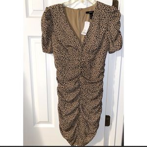 Cheetah Print fitted Dress